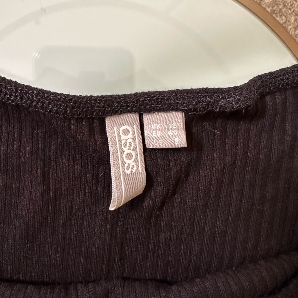 ASOS Ribbed Off The Shoulder Top - Picture 6 of 6